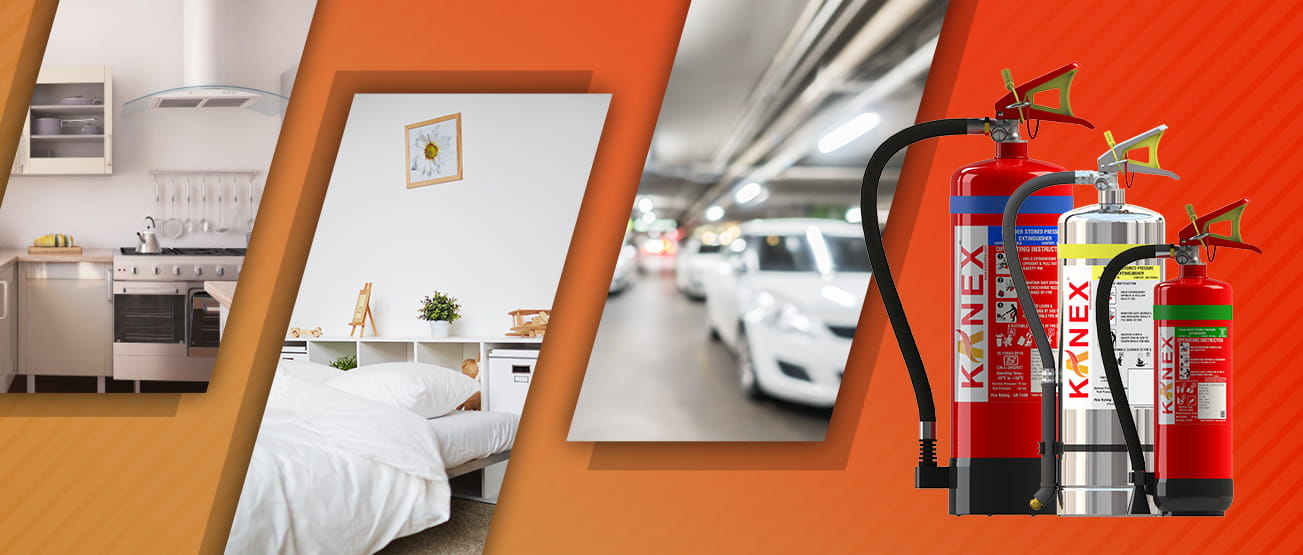 Choose the Correct Fire Extinguishers for Home, Car, and Kitchen