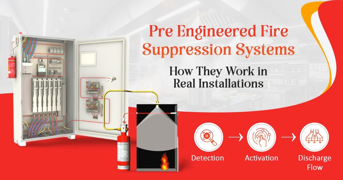Pre-Engineered Fire Suppression Systems: How They Work in Real Installations