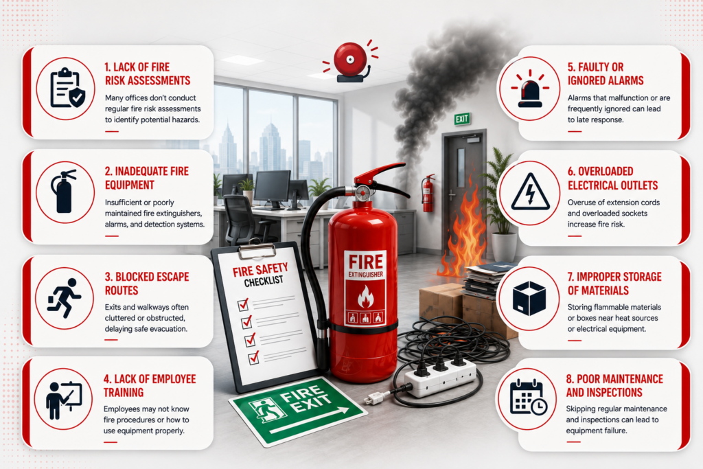 Common Fire Safety Gaps in Offices
