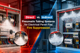 Direct vs. Indirect Pneumatic Tubing Systems for Electrical Panel Fire Suppression