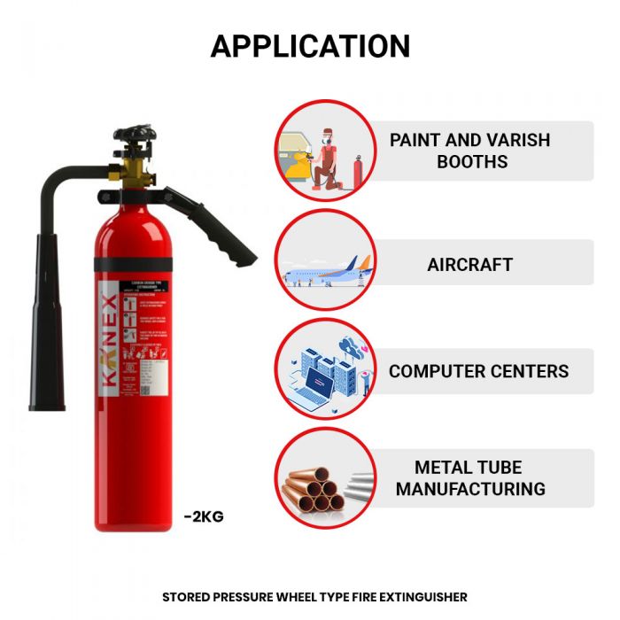 Buy 2 KG Co2 Fire Extinguisher Online at Kanex
