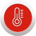 Fire extinguisher box resistant to extreme high and low temperatures