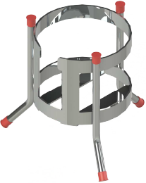 Fire extinguisher floor stand for 4kg and 6kg units – reinforced for medium weight