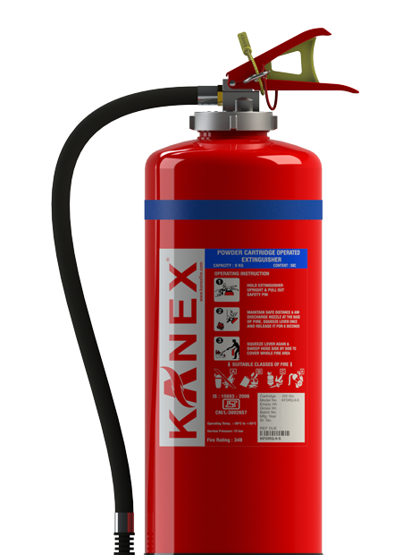 DCP PBC Based Portable Cartridge Operated Fire Extinguishers