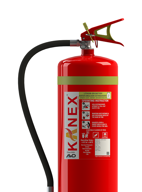 Lithium Ion Battery Fire Extinguishers | Kanex Fire