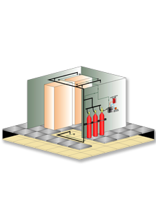 Total Flooding System at kanex fire