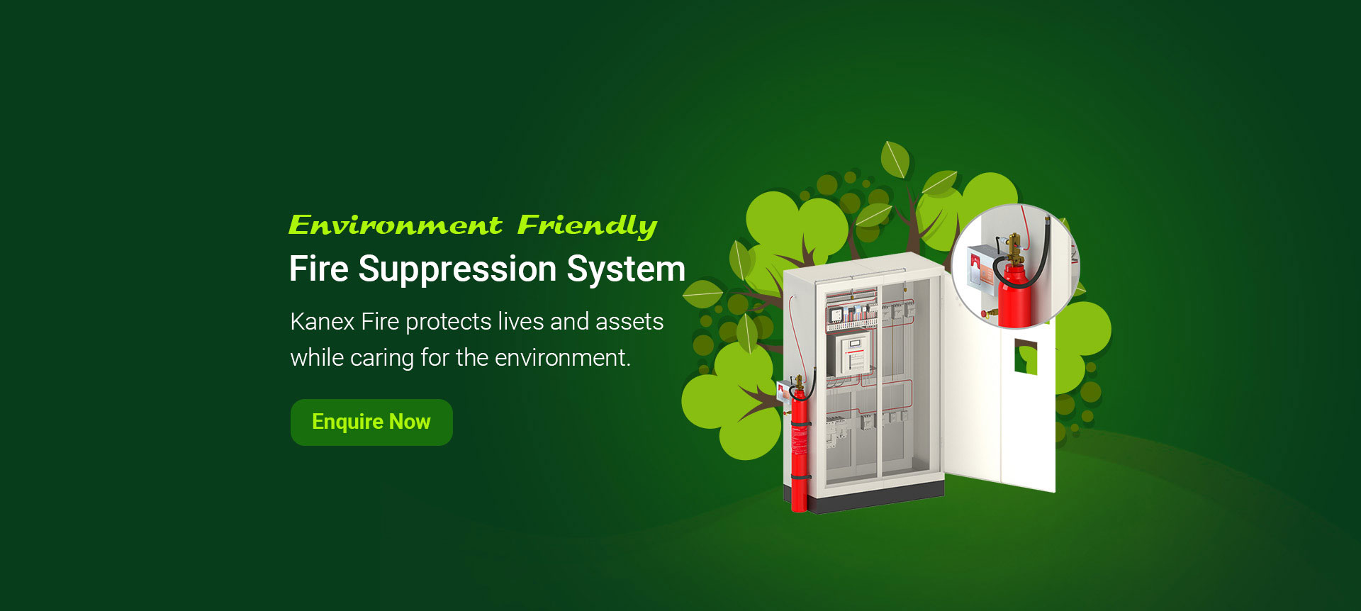 Environment Friendly Fire Suppression System