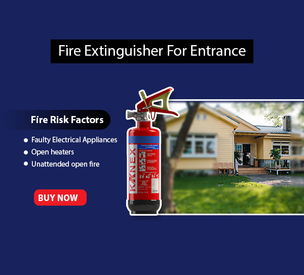 fire extinguisher for entrance
