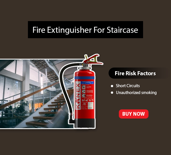 fire extinguisher for staircase