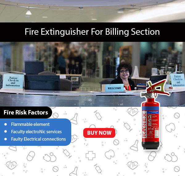 fire extinguisher for billing section