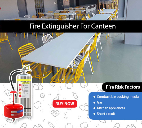 fire extinguisher for canteen